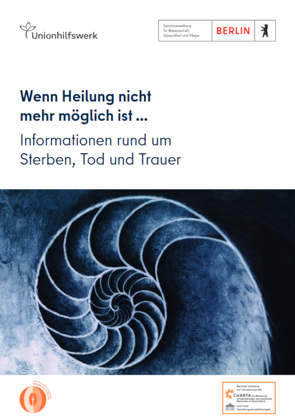 Cover Broschüre - Wenn Heilung nicht mehr möglich ist