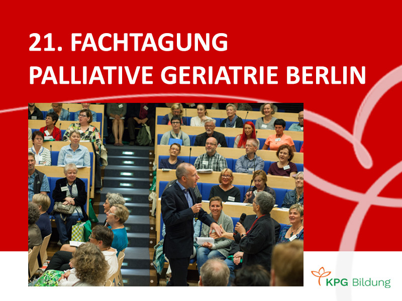 Banner 26. Fachtagung Palliative Geriatrie Berlin