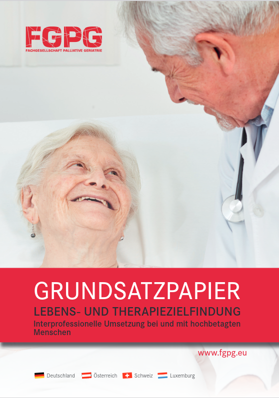 Cover: FGPG Grundsatzpapier Lebens- und Therapiezielfindung